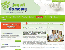 Tablet Screenshot of jogurt-domowy.pl